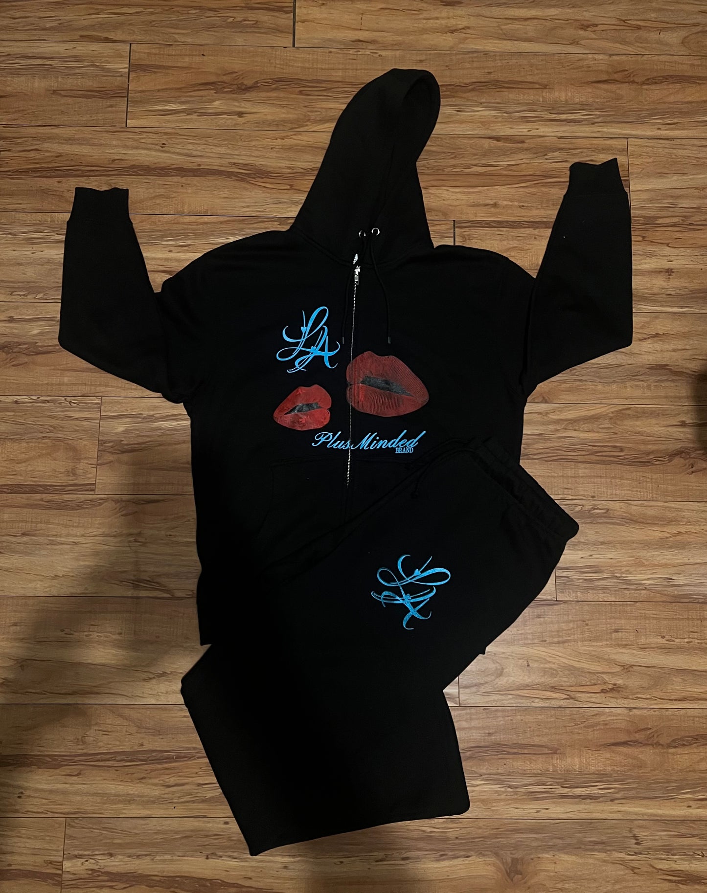 Zip-Up Full Sweatsuit set