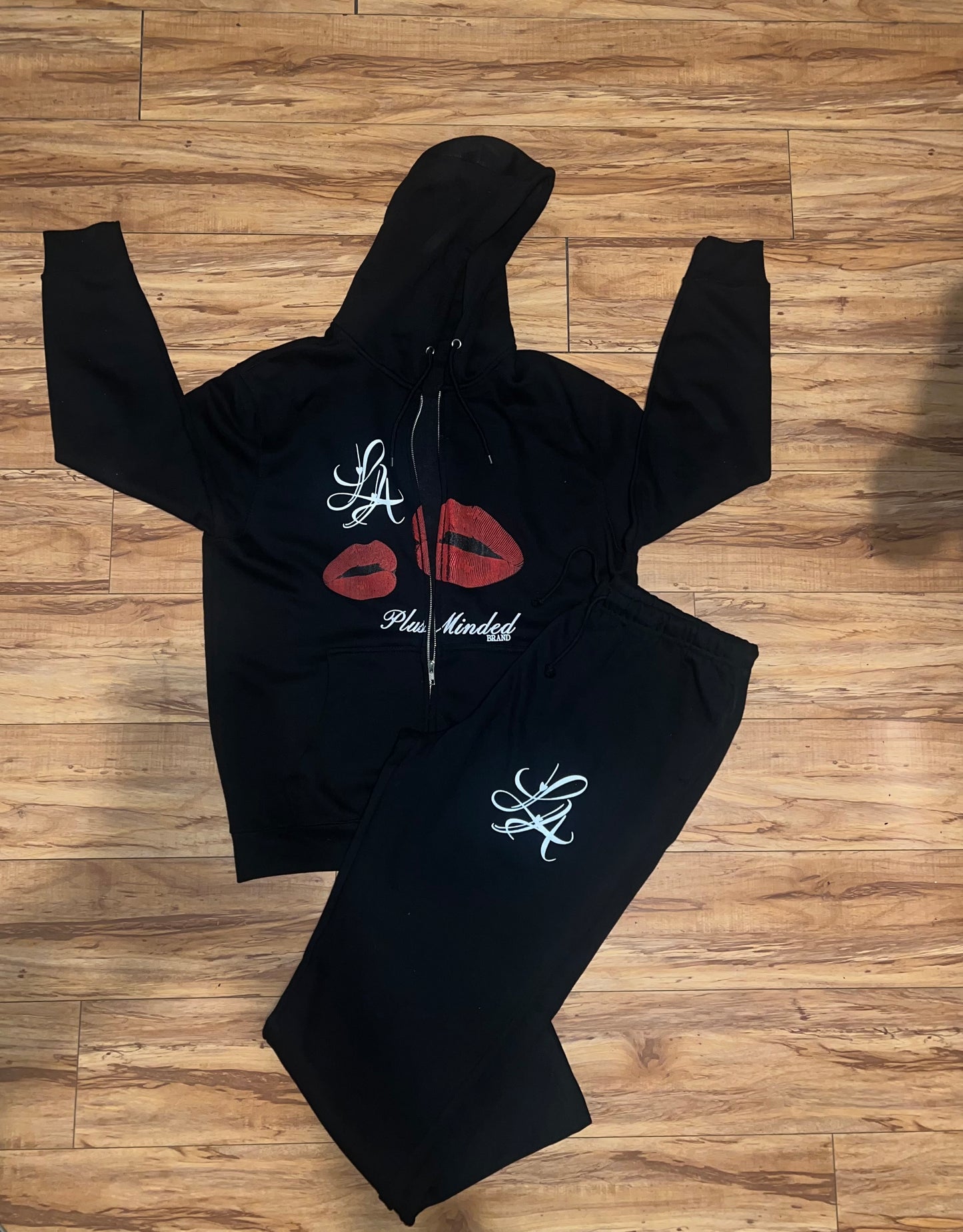 Zip-Up Full Sweatsuit set