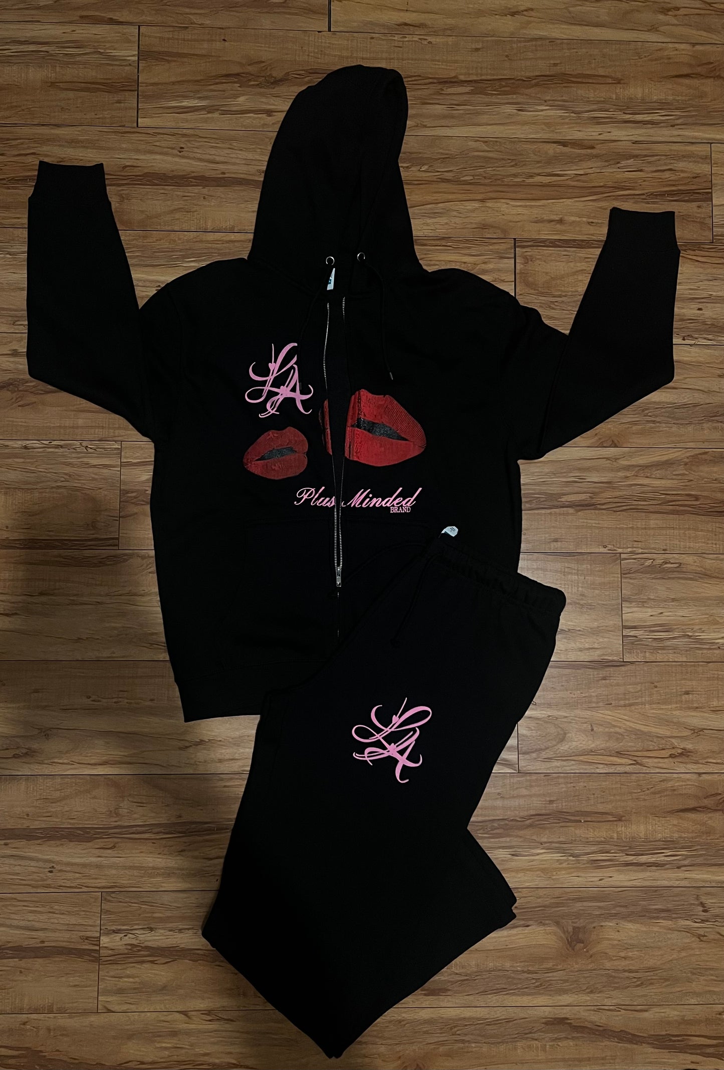 Zip-Up Full Sweatsuit set