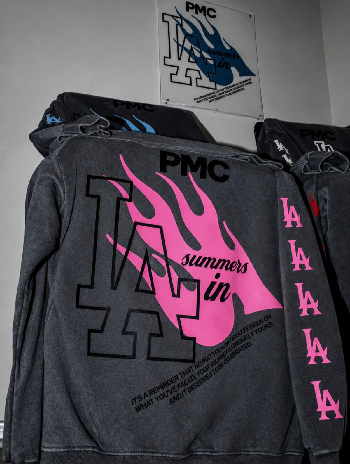 Hot Pink Summers in L.A Hoodie